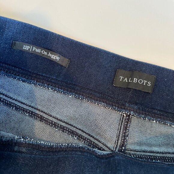 Talbots Sculpt Pull-On Jeggings, Classic Empire Wash, Size 12P - Picture 8 of 8